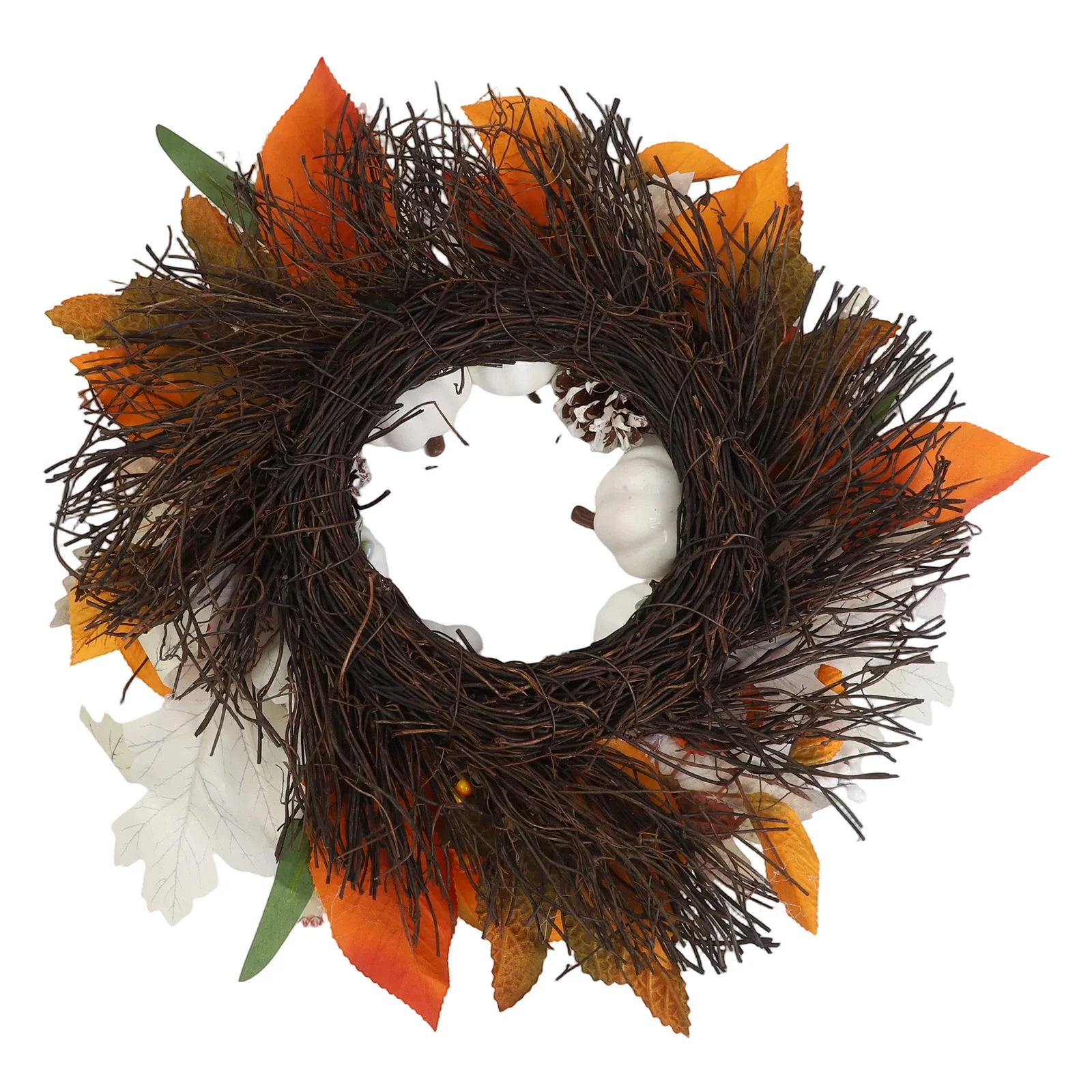 

Fall Decoration 24 Inches Autumn Wreath Seasonal Home Decoration Easy To Hang Indoor Outdoor Use Lightweight Design