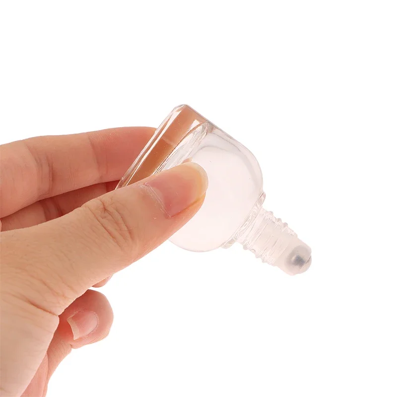 10Ml Botol Parfum Minyak Esensial Rol Kaca Tebal Portabel Botol Rollerball Isi Ulang Perjalanan Botol Roll On Perjalanan