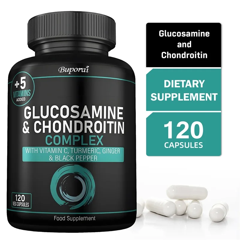 

120pcs Glucosamine and Chondroitin Complex - Joint Support Supplement for Men and Women, Relieve Joint Discomfort