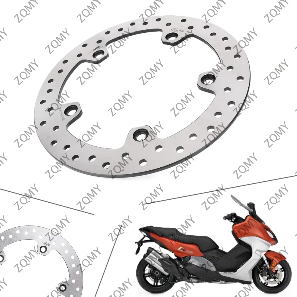 Rear Brake Disk Disc Rotor For BMW C600/650 SPORT C650GT 1PC Motorcycle Spare Part