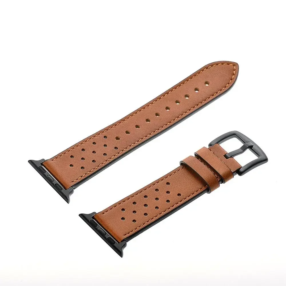 Leather Strap for Apple Watch 10 42mm 46mm 9 8 7 45mm 41mm Ultra 2 49mm Bracelet Wristband for iWatch 6 5 4 SE 44mm 40mm Correa
