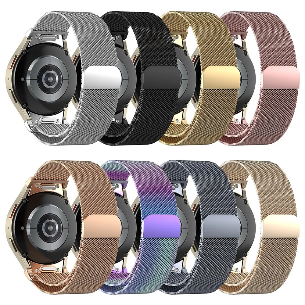 20mm Magnetic Loop Band For Samsung Galaxy Watch 6 5 4 Quick Release Bracelet Strap for Galaxy Watch 6 Classic 43mm 47mm
