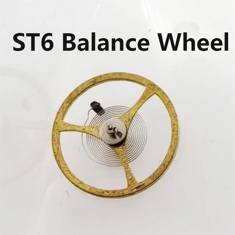 Watch Accessories Suitable For Domestic ST6 Mechanical Movement Balance Wheel Full Swing (including hairspring) Repair Parts