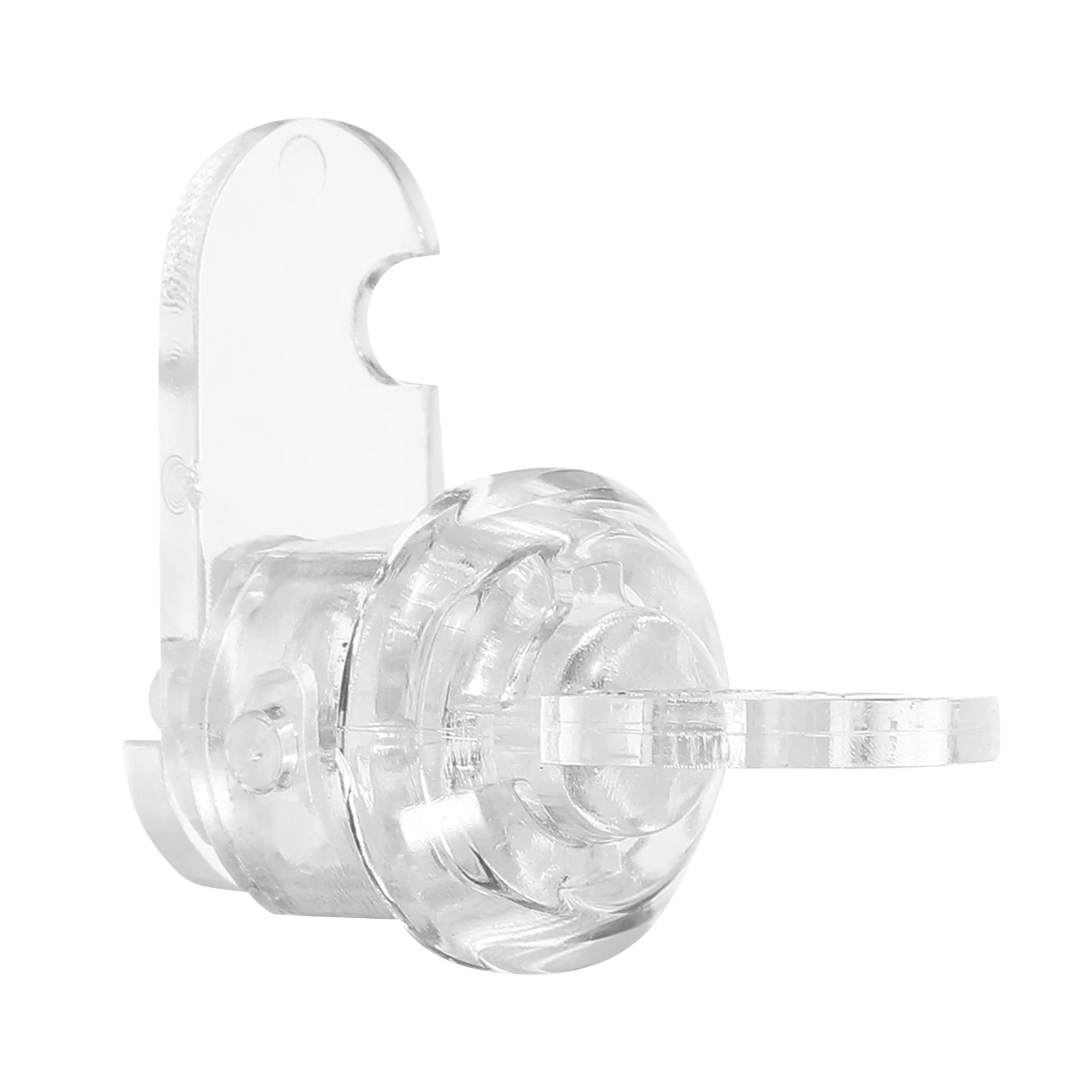 

1Set Clear Acrylic Key Invisible Cabinet Door Lock Display Case Showcase Drawer Jewelry Box Closet Security