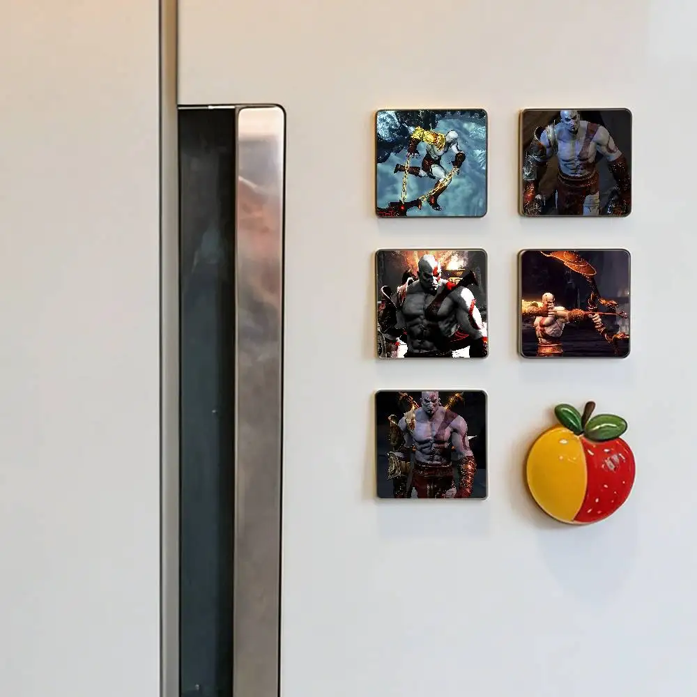 G-God Of W-War Game Refrigerator Magnets For Dishwasher/ Refrigerator/ Freezer, Whimsical Kitchen Decor