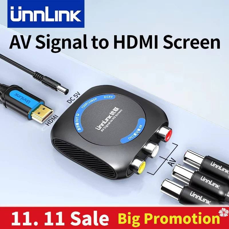 

Конвертер Unnlink HD 1080P AV в HDMI