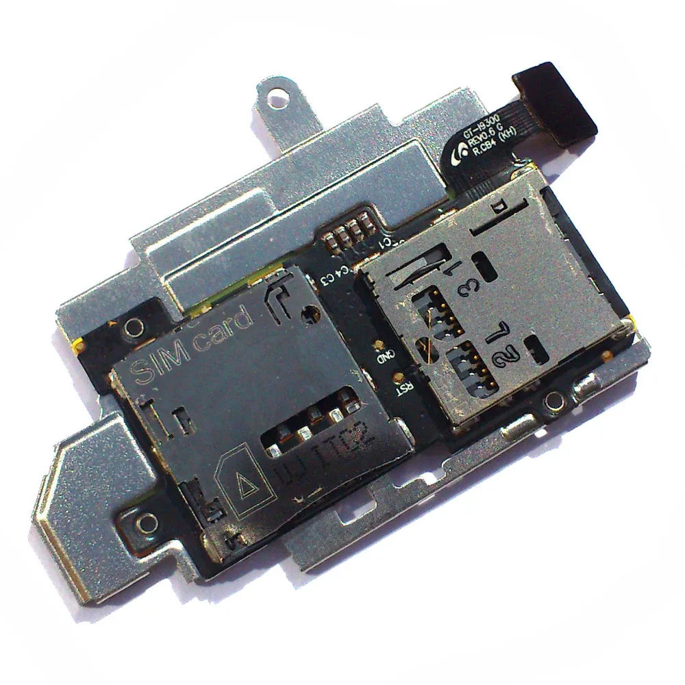 SIM And MicroSD Memory Card Tray Holder Connector Flex Cable For Samsung Galaxy S3 GT-I9300 I9305 I747 T999 I535 L710 R530