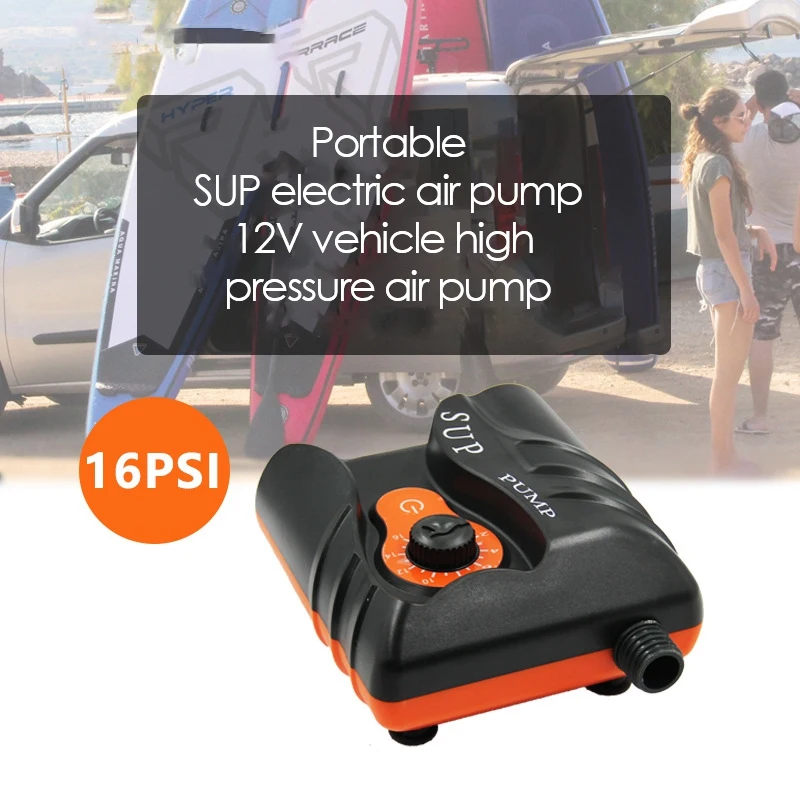 Paddle Board Air Pump SUP-Inflatable Pump 16PSI Air Inflator for Outdoor Boats, Tent, Surfboard, Swimming Circle