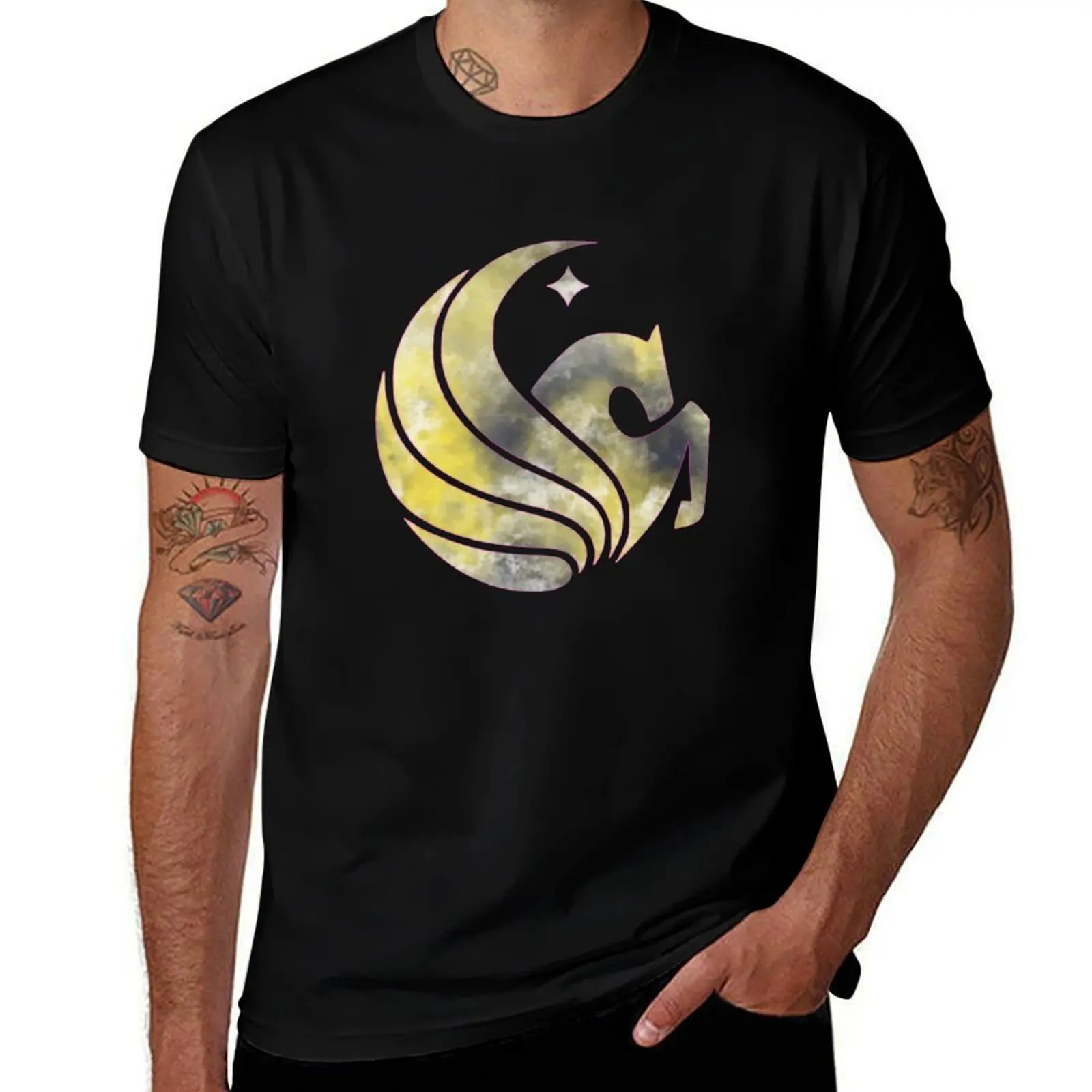 

рубашки рубашка пакет t дизайнерская хлопковая футболка Пегас футболка футболка мужская хлопковая рубашка UCF наклейка