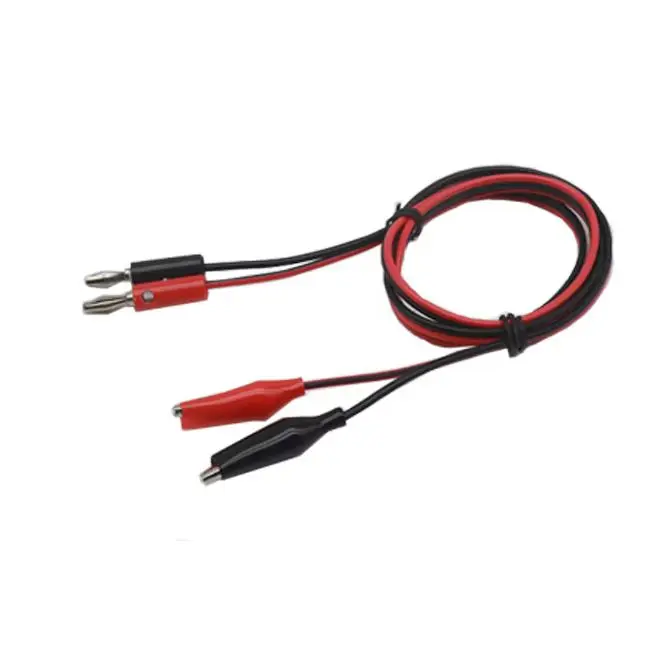 【2-1 шт.】4 мм штекер типа «банан» для закрытого медного электрического зажима, зажим «крокодил», тестовый кабель, провода 1 м для испытательного зонда 【2-1 шт.】4 мм штекер типа «банан» для закрытого медного электрического зажима, зажим «крокодил», тестовый кабель, провода 1 м для испытательного зонда