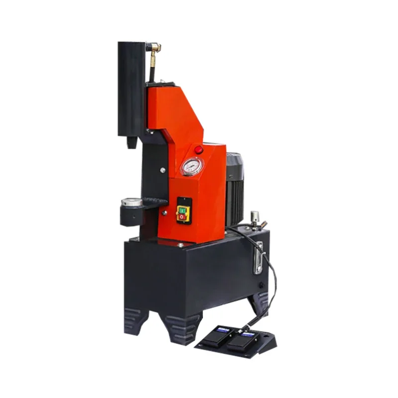 Truck brake liner riveting machine