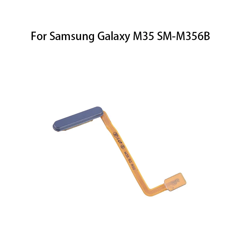 Gefenis Home Power Button (With Fingerprint Sensor) Flex Cable For Samsung Galaxy M35 SM-M356B