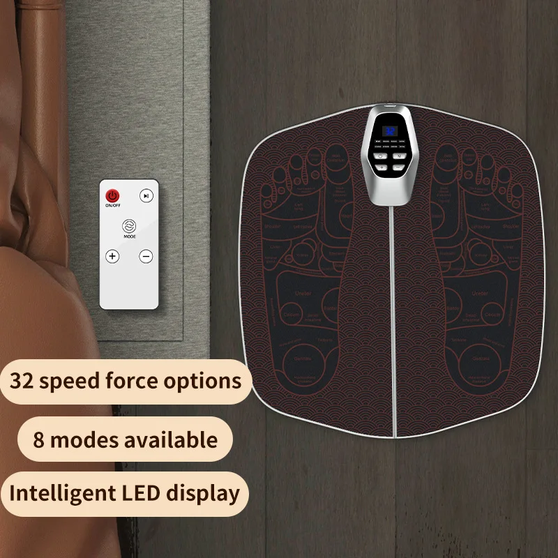 Foot massage pad therapy machine, pulse foot massage massager, micro-current foot physiotherapy