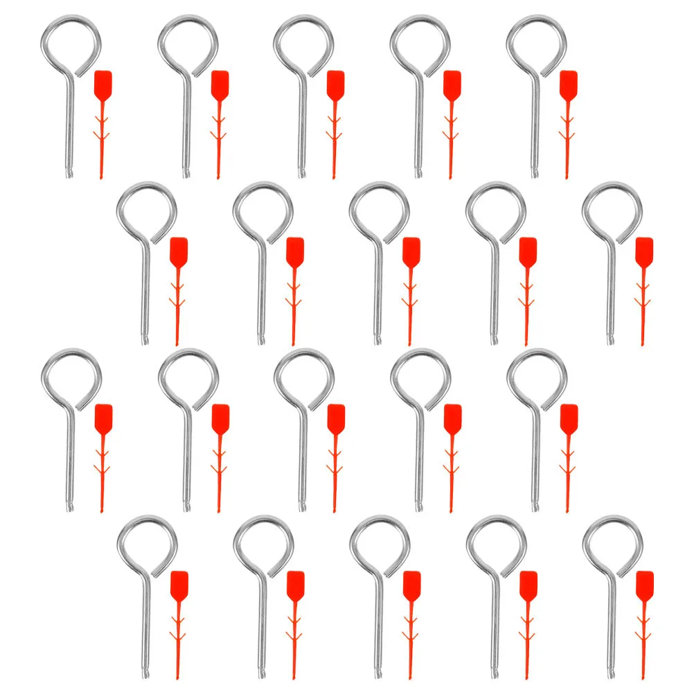 

50 set 50 Sets Fire Extinguisher Safety Pins Plastic Seals Replacement Pull Pins Accessories Equipment Hardware Lock Parts