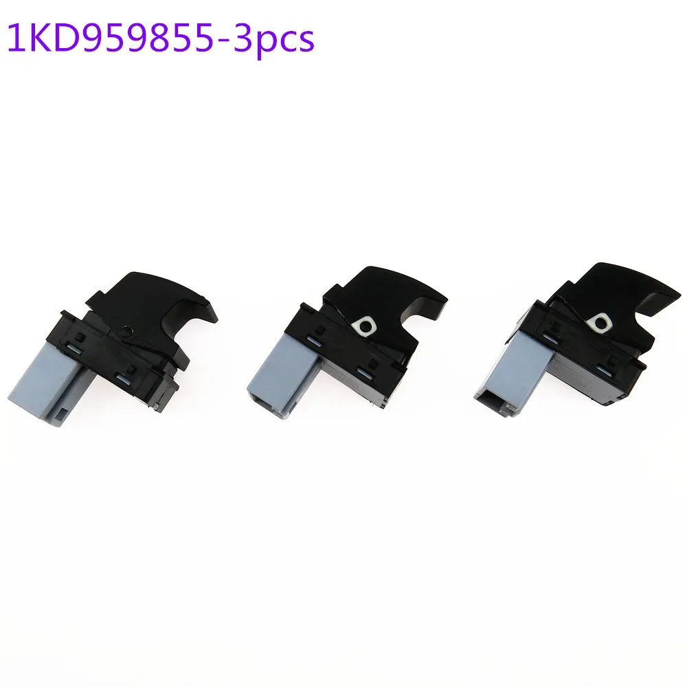 

SCJYRXS Qty3 Passenger Side Window Electric Adjust Switch For Passat B6 Golf MK5 Seat Leon 1KD 959 855 1F0 959 855 7L6 959 855B