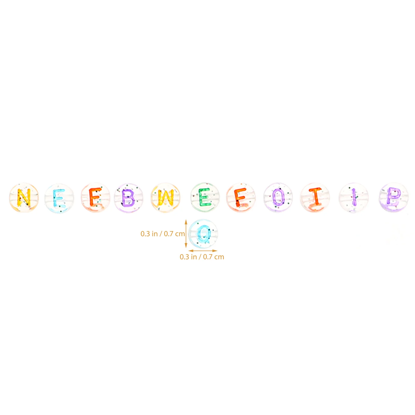 

1 Bag Mini Alphabet Beads Diy Jewelry Craft Supplies Loose Acrylic Letter Bracelet Necklace Accessories Decorative Beads