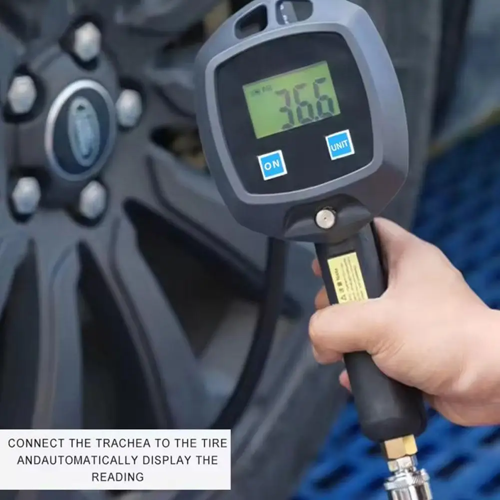 

Высокоточный светодиодный цифровой дисплей, измеритель накачивания шин, автомобильный универсальный манометр, манометр, комплект дисплея для шин, цифровая давление B4n8