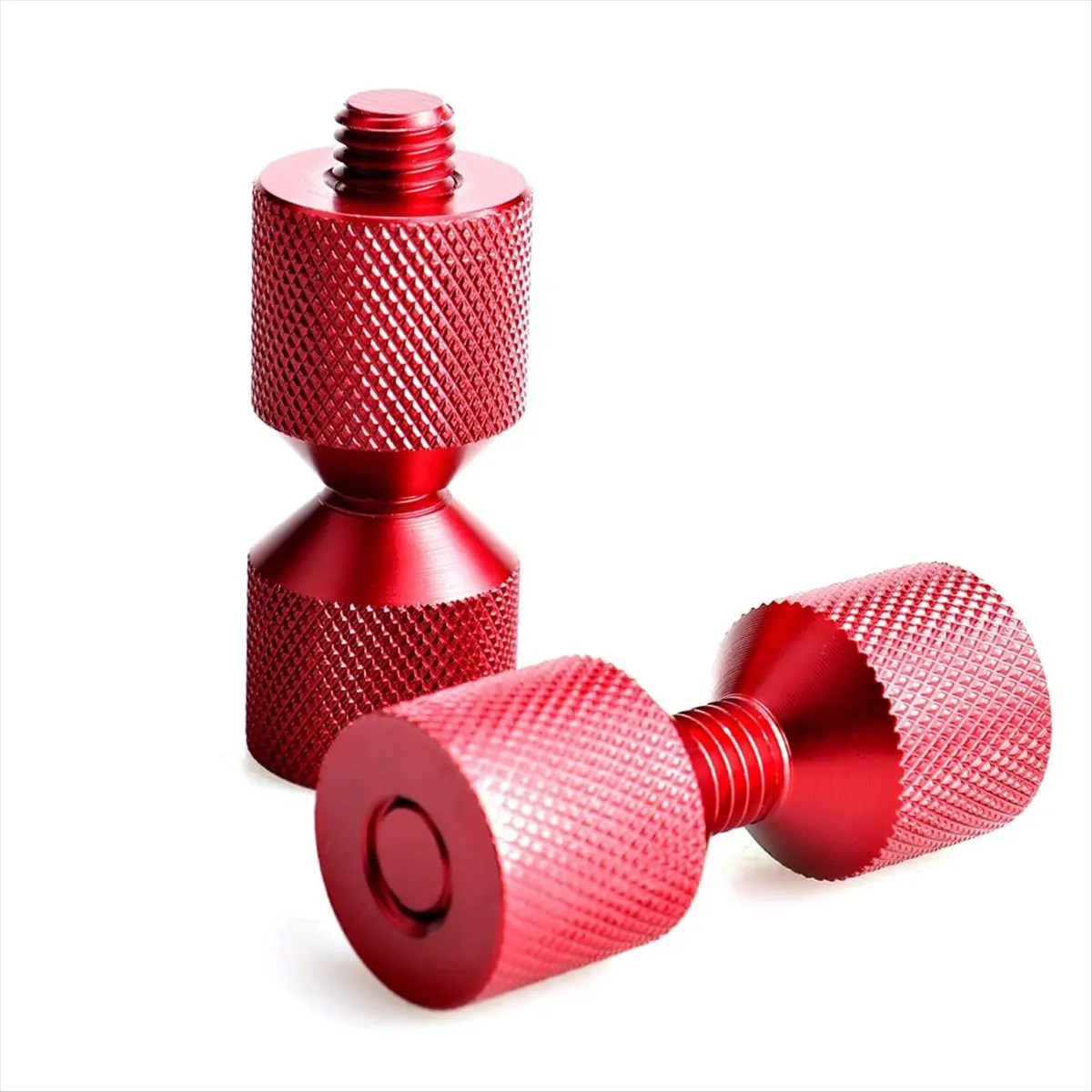HGHO 1-1/8Inch Two Hole Pins 6061 Aluminum Light-Weight Construction 2 Hole Flange Alignment Pin 4Pcs