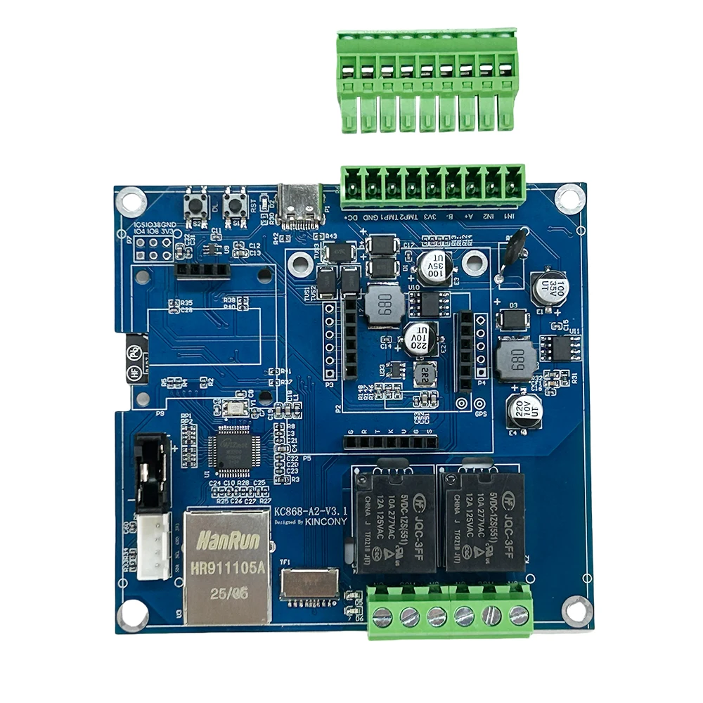 Официальный магазин KinCony KC868-A2V3 ESP32-S3 2-канальный релейный модуль с Wi-Fi OLED-дисплеем и