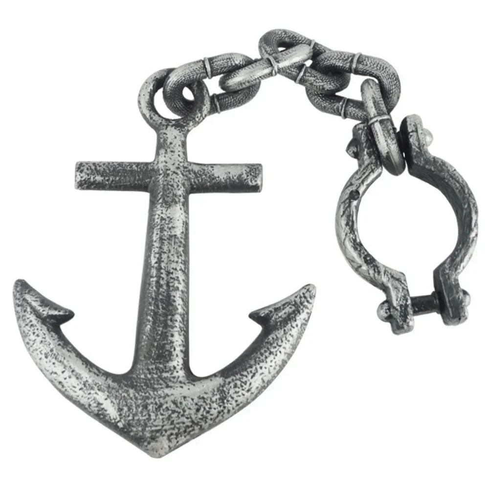 Halloween Weapons Equipment Props Children Aldult Ghost Festival Pirate Ship Anchor Chain Site Decoration 68x21cm Toy