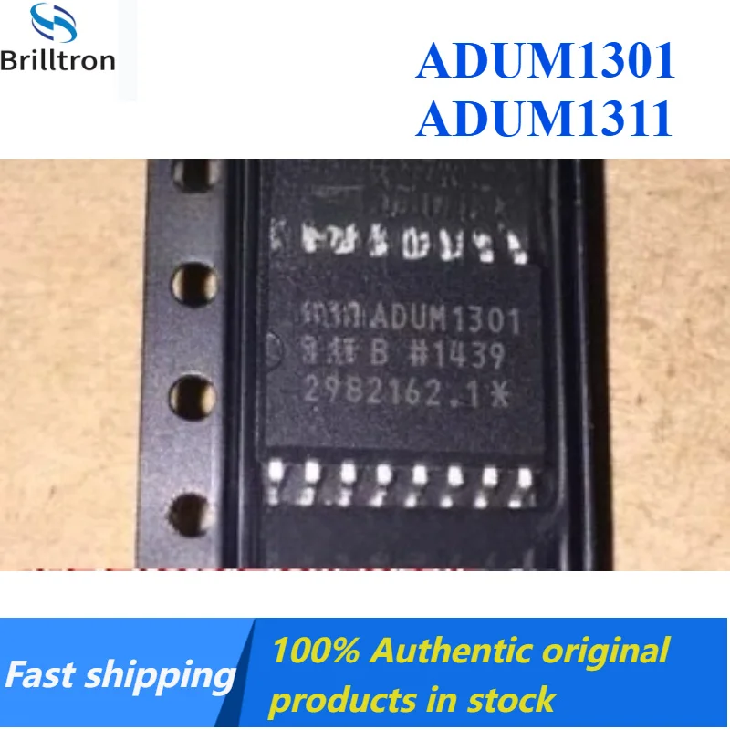 

5-20PCS NEW ADUM1301 ADUM1301ARWZ BRWZ CRWZ ADUM1311 SOP16 Brand New Original Stock Available, Fast Shipping.
