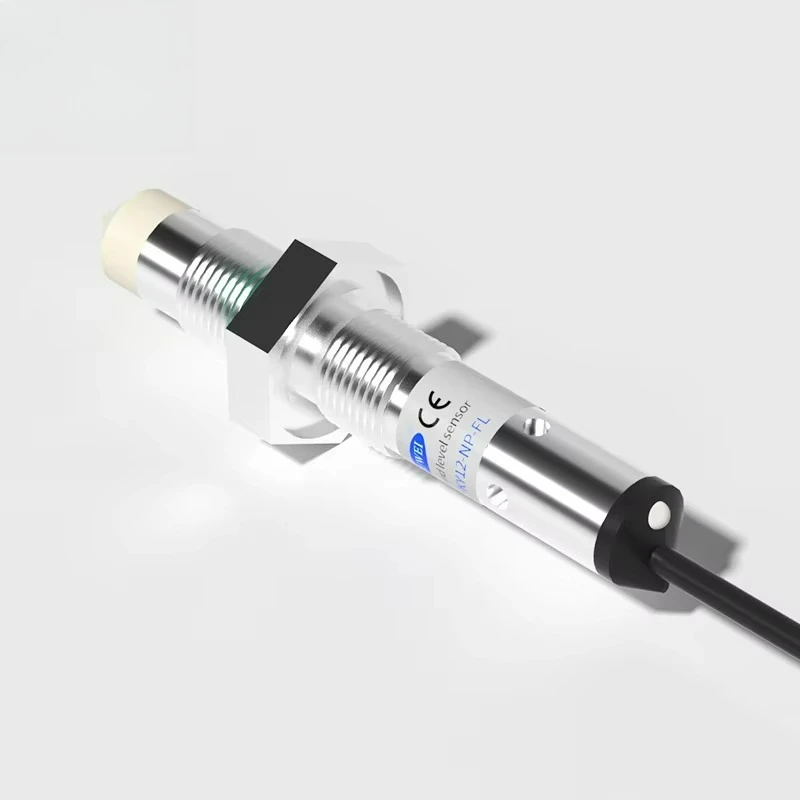 Capacitive Contact Level Sensor Flange Mount NPN/PNP Output for Viscous Liquids Adhesive Inkc