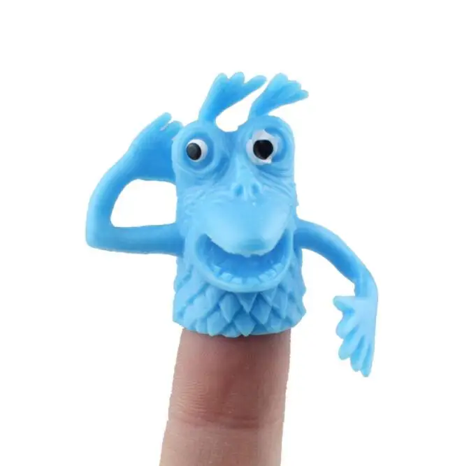 Puppet alien MONSTER FINGER PUPPETS potwory zabawki urodziny torebka imprezowa wypełniacze udawaj zagraj