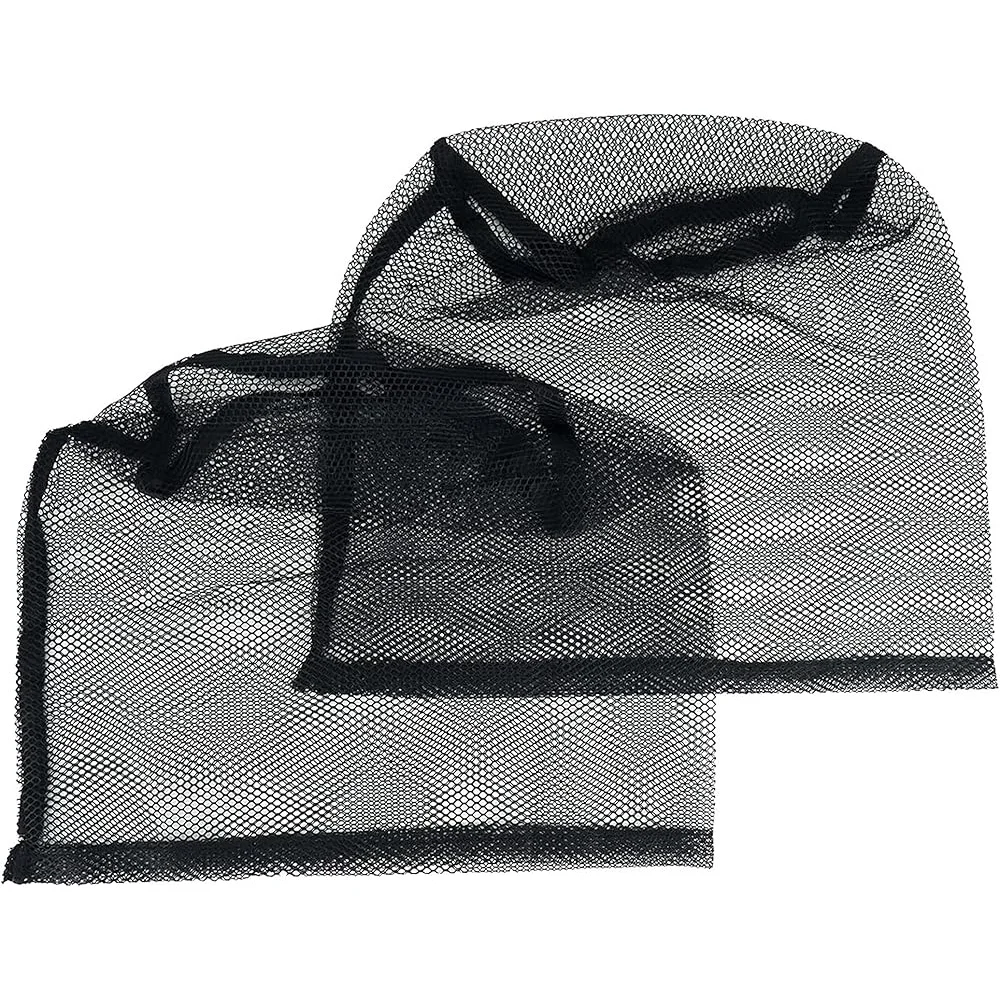

Pond Tool Replacement Nets Stainless Steel 2 Pack Durable Black Fishing Net Garden Maintenance and Cleaning