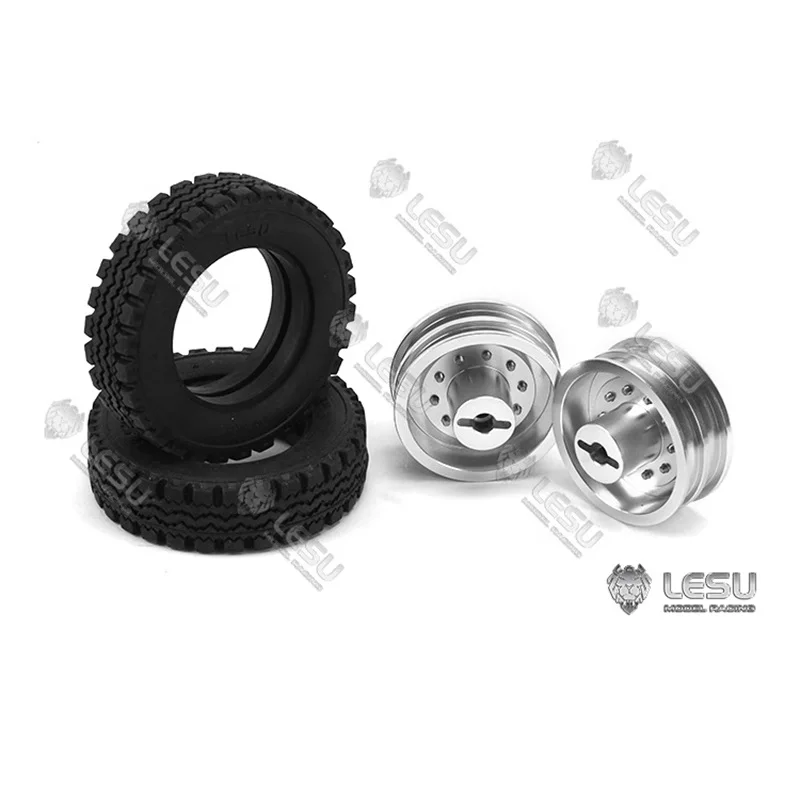 LESU für 1/14 Hydraulischer Gabelstapler RD-A0007 Modellspielzeug-Modifikation Spezialreifen und Radnaben – Detail 6