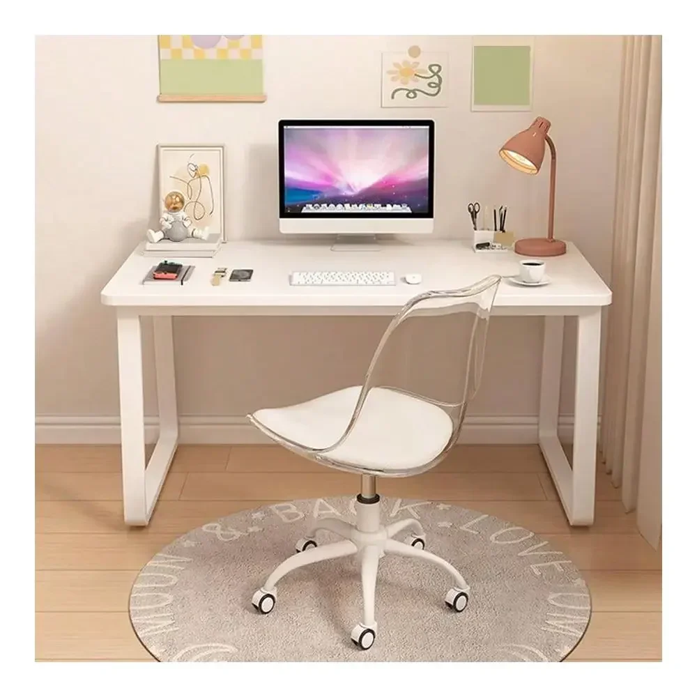 Simple Home Office Desk, 47.2 Inch Small Computer Table, Writing Desk For Bedroom