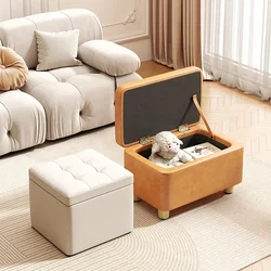 Small Stool Home Sofa Ottoman Step Stool Storage Low Bench Portable Change Stool At The Door Vanity Chair