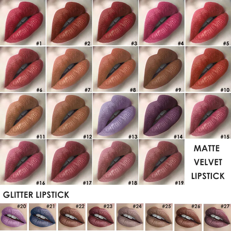 FOCALLURE Matte Lipstick Pen Sexy Beauty Waterproof Long Lasting Easy To Wear Lip Balm Lip Pencil Stick Makeup Women Cosmetics