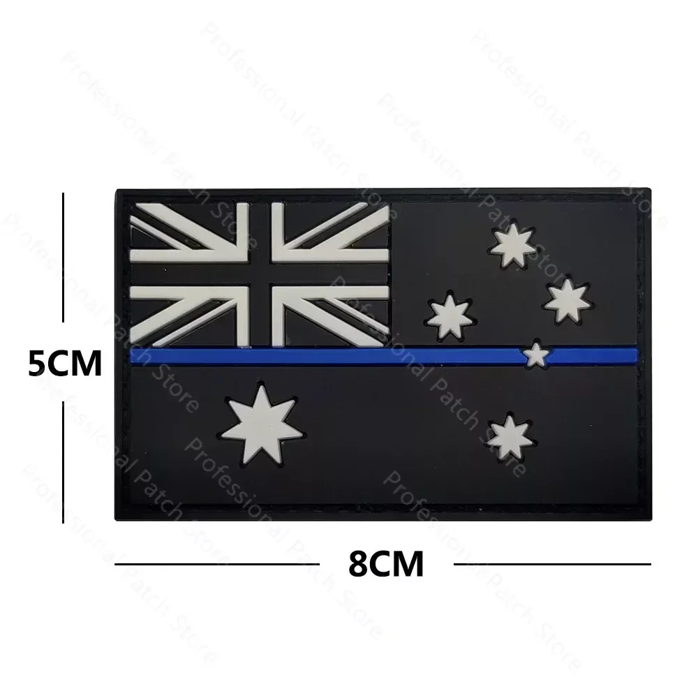 Australia kamuflaż kangur na podczerwień naszywka odblaskowa PVC taktyczna opaska na odzież haftowana plakietka z flagą