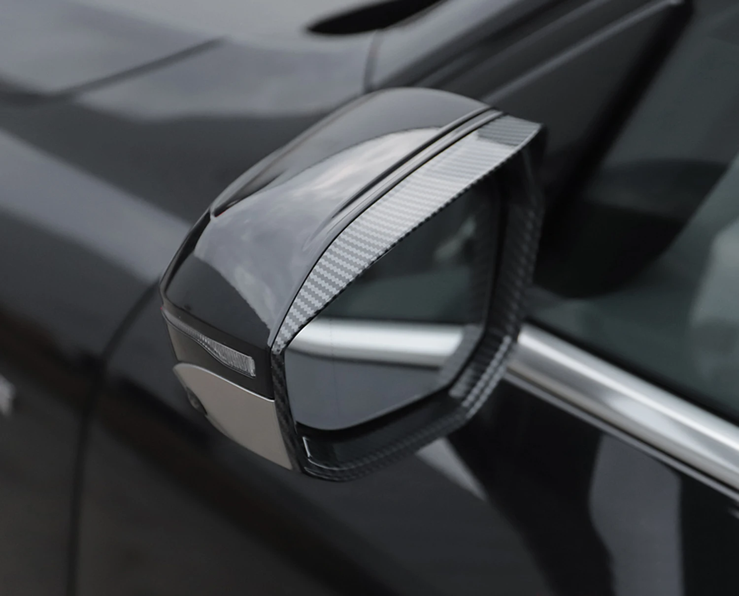 Only Fit For LHD! For BMW X3 (G45) 2024 2025 Car Accessories ABS Rearview Mirror Eyebrow Shield Cover 2pcs view 5