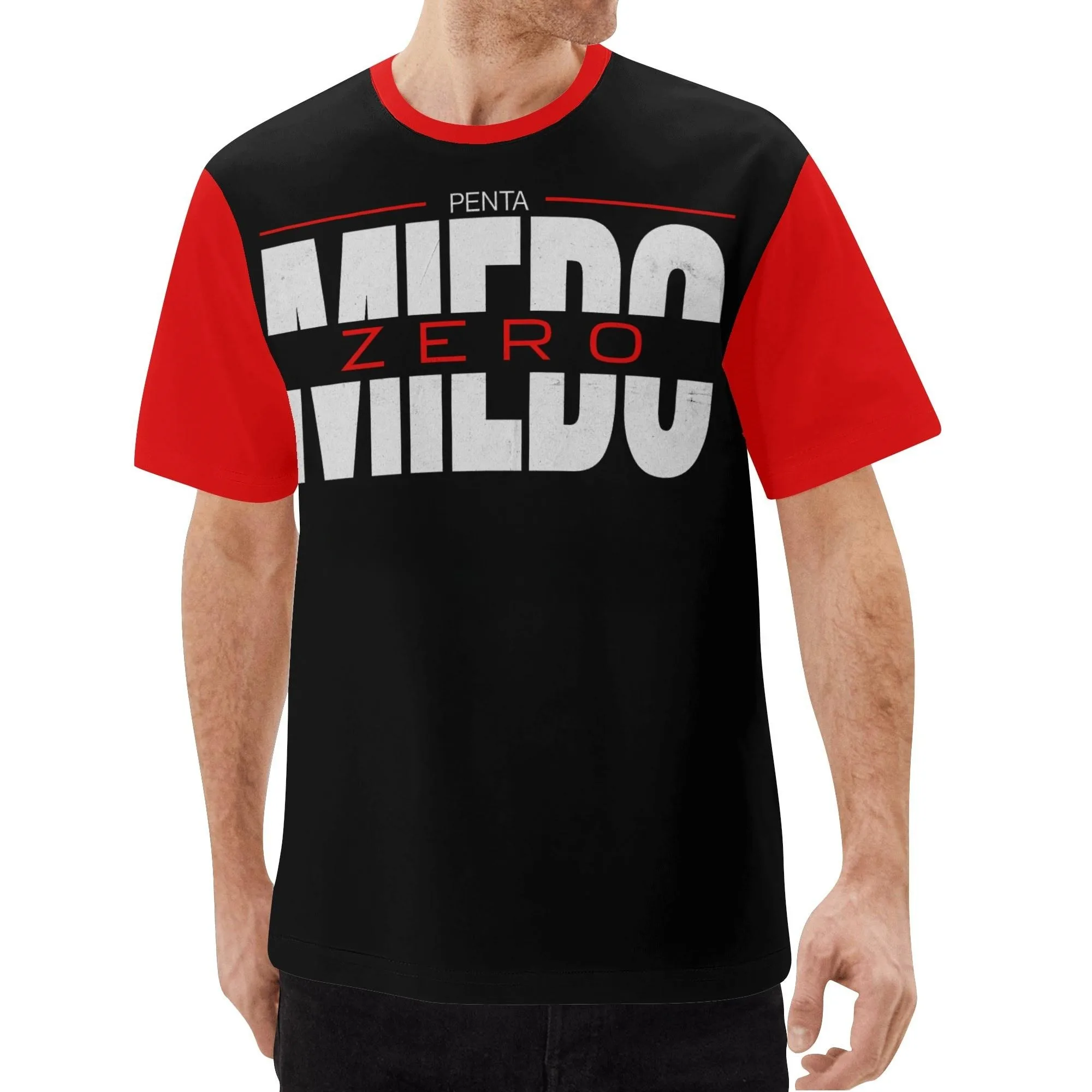 Penta El Zero Miedo Merch  Tee T-shirt Merch Men Short Sleeve Tee Unisex Tops Clothes Causal Female Y2K Tops