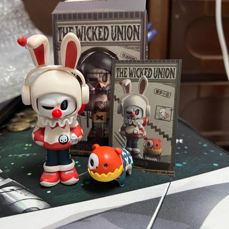 MR BONE Blind Box Mini 3 The Wicked Union Series Mystery Collection  Anime Figures Trendy Peripheral Desktop Toy Gift For Fans