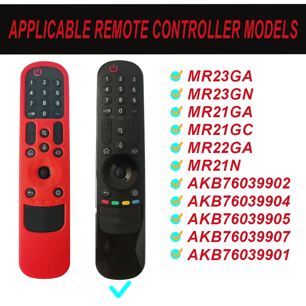 Чехол для пульта дистанционного управления LG TV AN-MR21GA MR21GC MR21N, силиконовый защитный чехол для пульта, аксессуар для телевизора LG