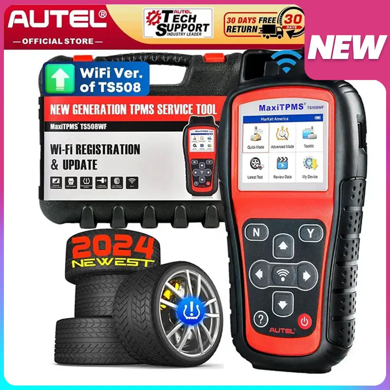 Autel MaxiTPMS TS508WF TPMS Tire Service Diagnostic Tool Programming Scanner Tool TS508 Wi-Fi Version