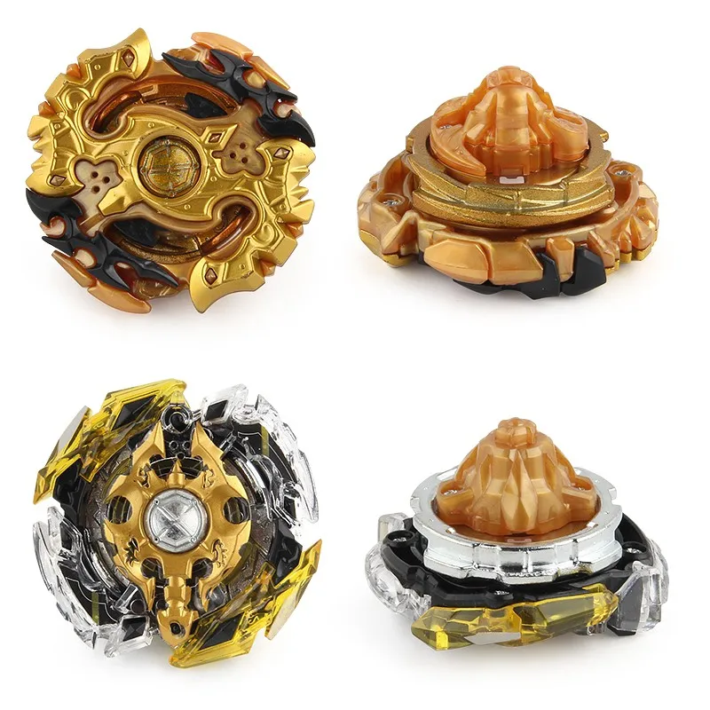 Gold 2 Styles Burst Generation Alloy Battle Detonation Spin Top Toys