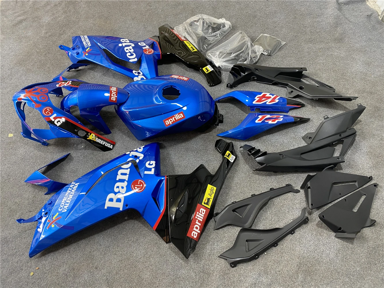 Repsol orange Injection mold Fairing kit for Aprilia RS125 06 07 08 09 10 11 RS125 2006 2010 2011 Fairings set Blue