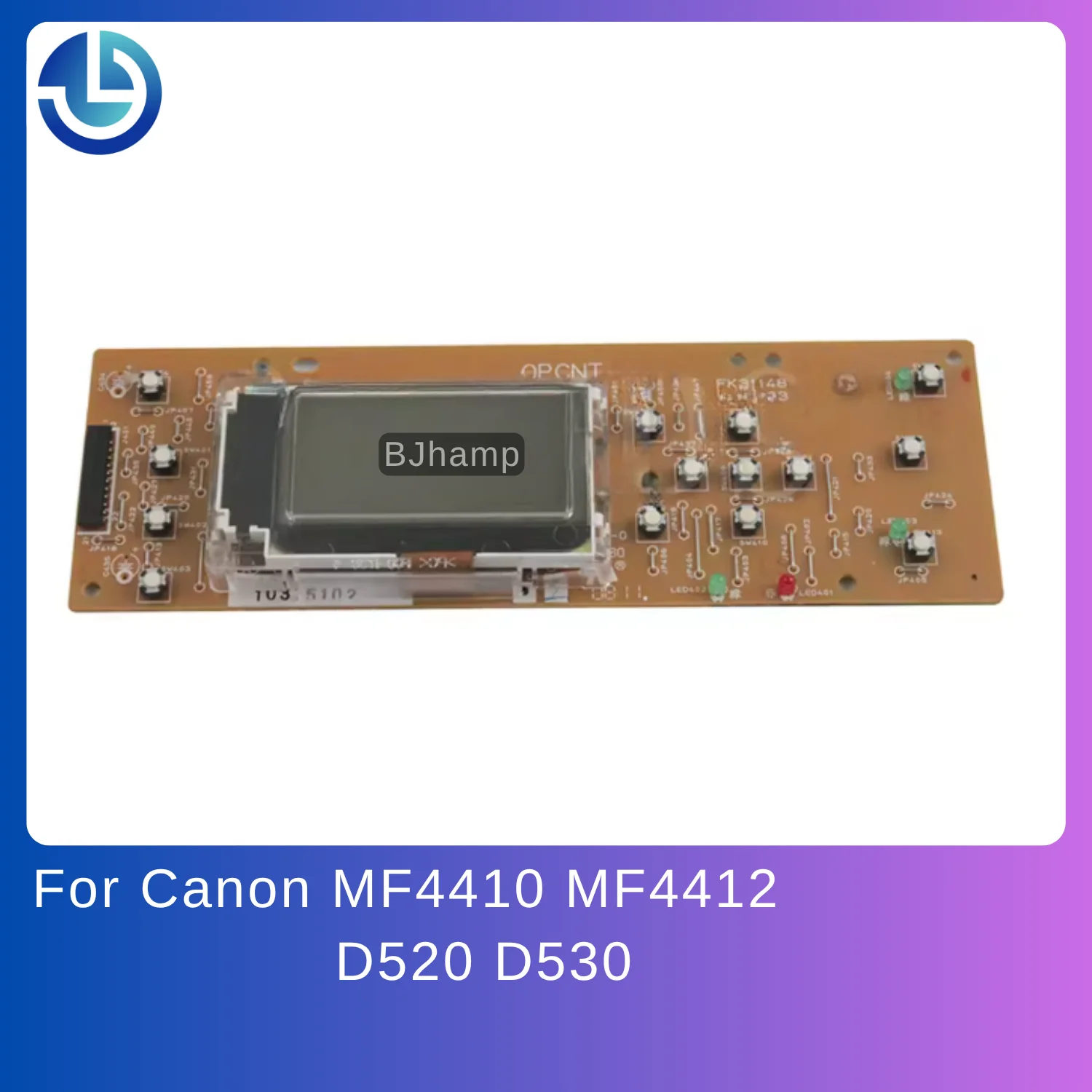 

НОВАЯ Панель управления FK3-1148 для Canon MF4410 MF4412 D520 D530 4410 4412 520 530, Дисплей, Запчасти для принтера FK31148