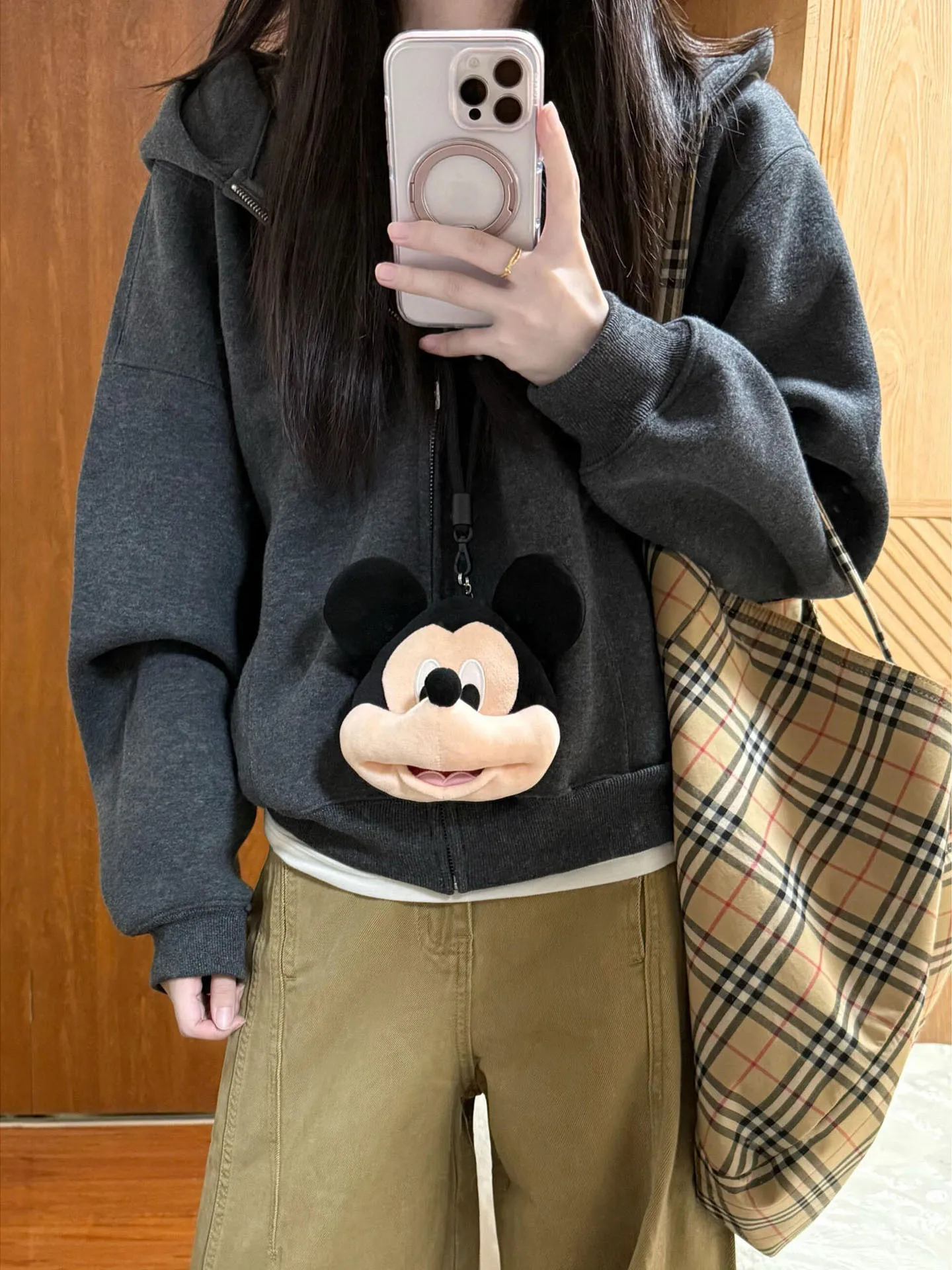 Early Autumn Retro Hoodie Jaet Women Winter 2025 New Loose Casual Versatile Basic Open Cardigan Top Ladies Faion