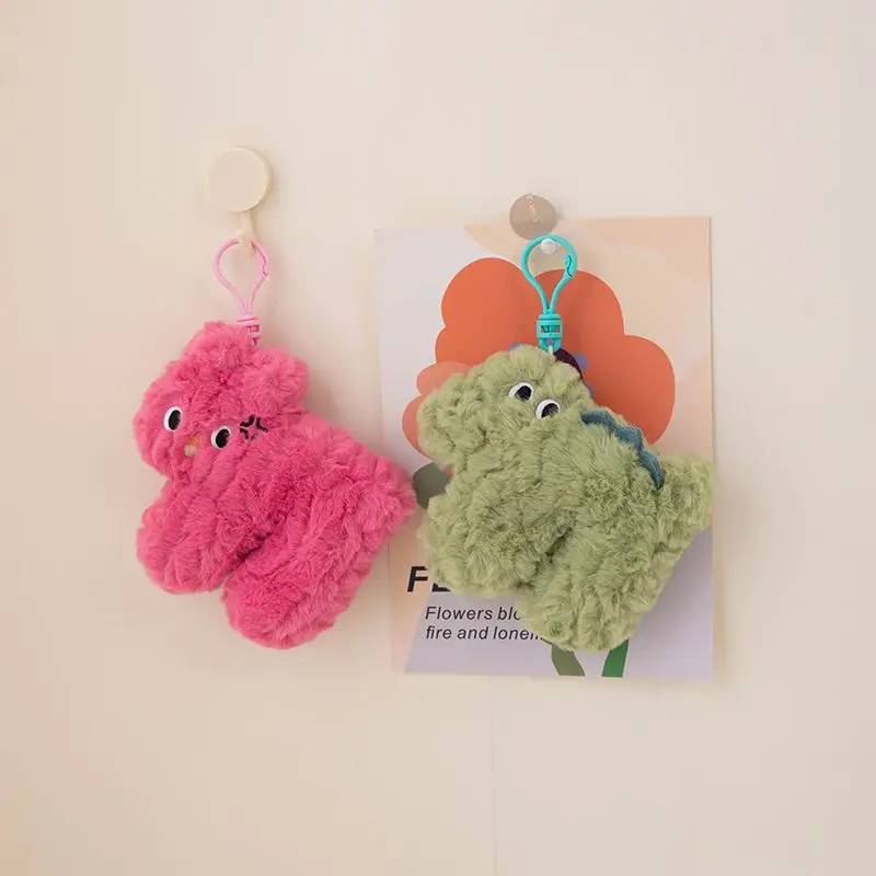 لطيف الرموز التعبيرية أفخم أرنب قلادة دمية الدوبامين جرو تمثال المدرسية شنقا الديكور زوجين Bestie هدية