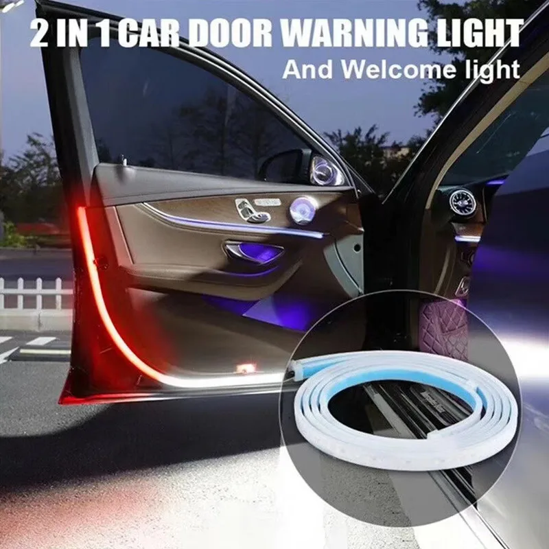 

Door Warning Lights LED Anti-Tailgating Door Lights Car Collision Lights Bi-Colour Light Guide Strip Streaming Exploding Flash