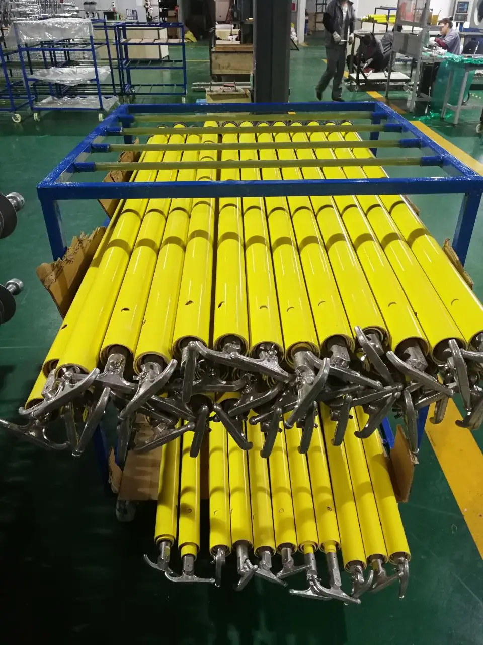 High Voltage Fiberglass Operating Rod Round Insulation Telescopic Hot Stick Universal End Fitting