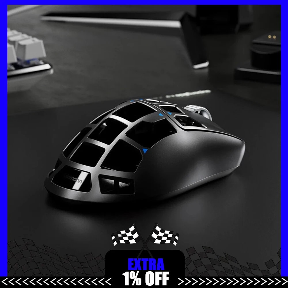 

Pulsar Feinmann F01 Mouse Dual Mode Wireless Mouse 8000Hz XS-1 Gaming Mouse Magnesium Alloy Hollow-Out Lightweight PC Accessory