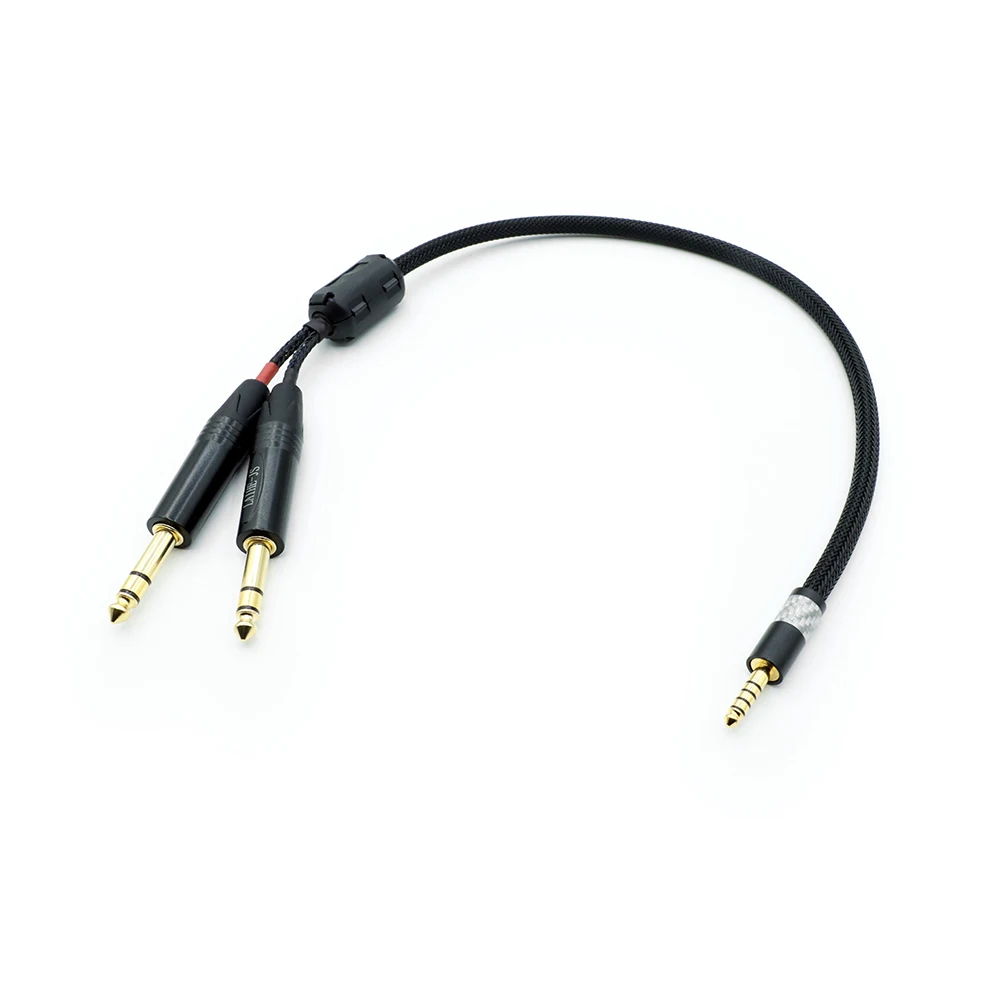 

blance 4.4mm balanced 4.4 to dual 6.35 mm trs jack 6.5 for sound 6.5mm 6.35mm male