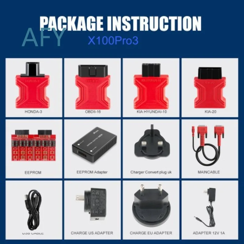 Langren XTOOL X100 Pro3 car key programmer adds EPB, ABS, TPS reset function