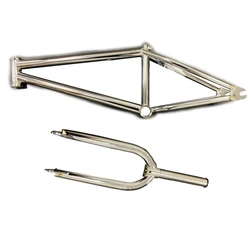 TAOZIK 20 21 INCH BMX Fork Chrome CRMO4130 MID BB Flatland BMX BIke Frame