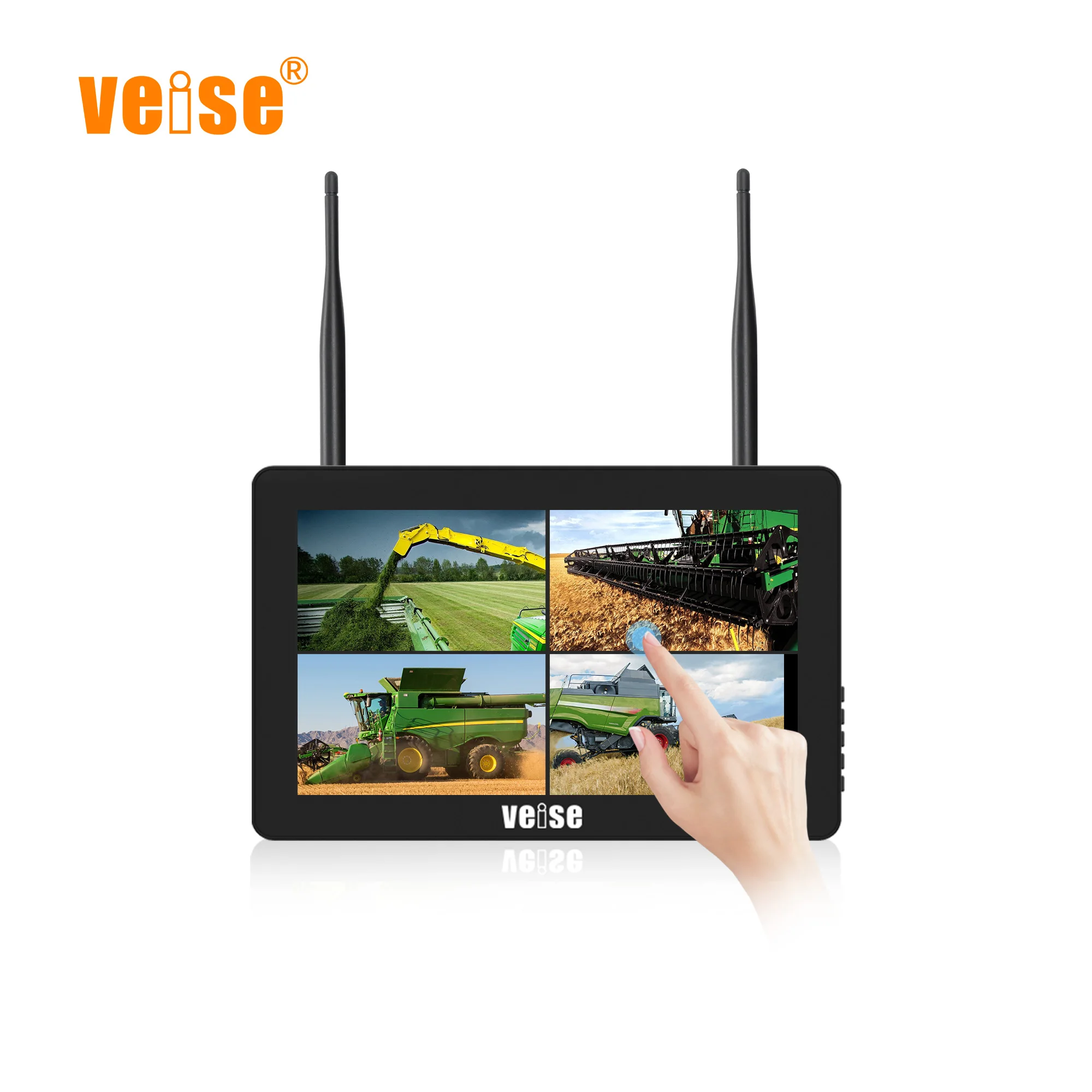 New  360° AI Blind Spot Detection Wireless Rear View Camera Blind Area Pedestrian Voice Alarm Smart for Agricultural Machines